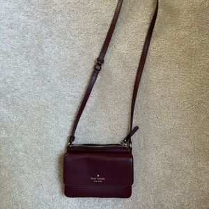 Kate Spade Burgundy Crossbody